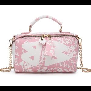 Graffiti Rectangle Crossbody - Angel Beautee